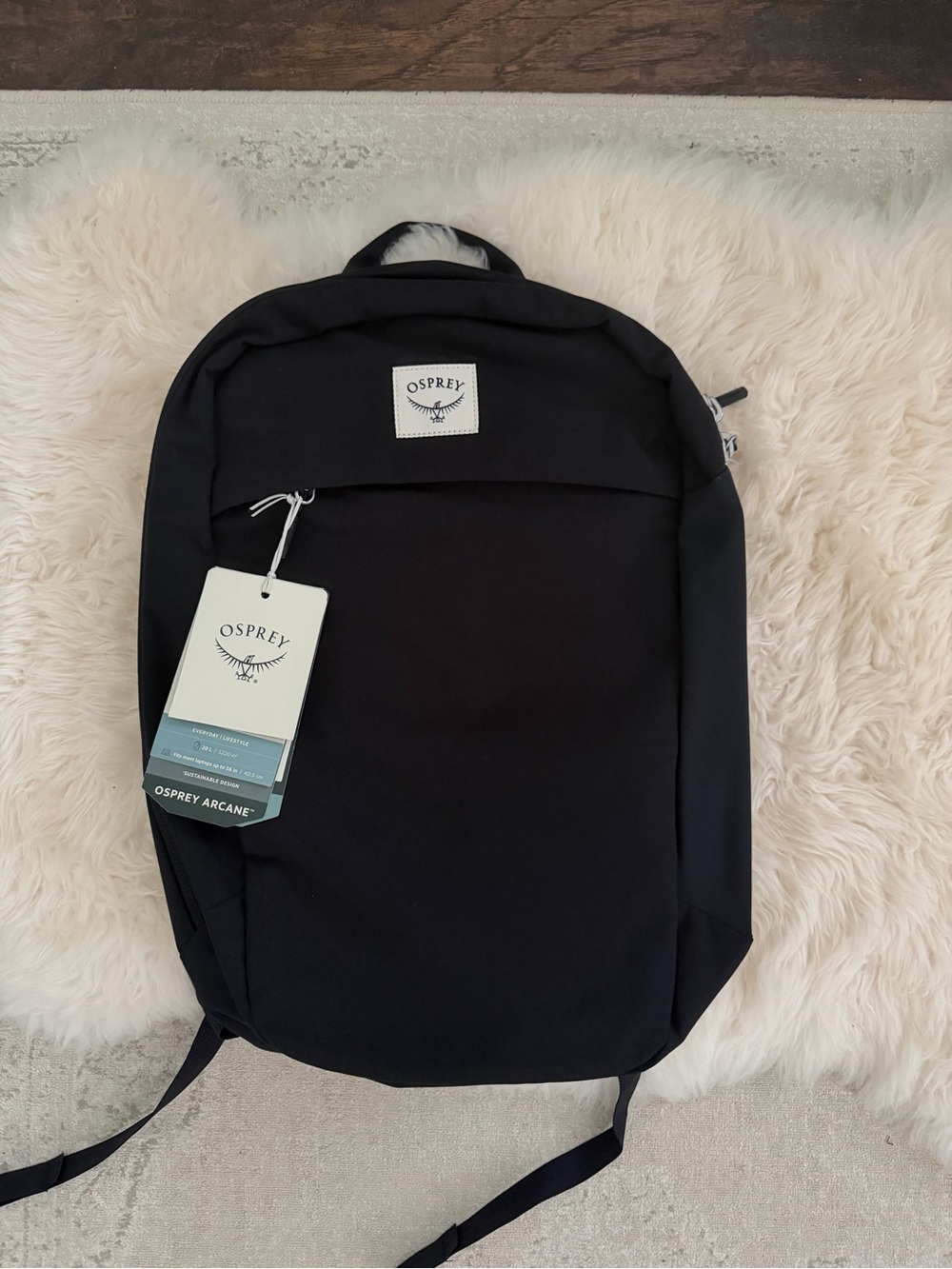 NWT Osprey Black Arcane Everyday Backpack
